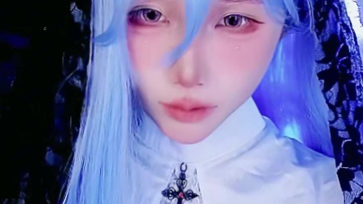 [在线ASMR][aki秋水ASMR]秋水充电福利怼脸孔雀鱼采耳视觉触发哄睡视频集 23