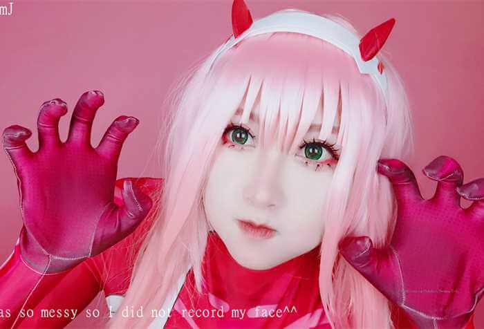 MisswarmJ ASMR Zero Two 002 Cosplay！