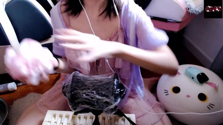 [在线ASMR][aki秋水ASMR]满足你想要的一切幻想系列助眠视频超绝美食特写咀嚼音超满足是真nice！16