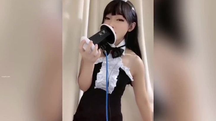 [在线ASMR][舔舔酱]ASMR可爱萌妹子定制兔女郎骚话呻吟娇喘