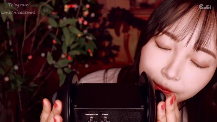 [在线ASMR]ASMREunzel 舔耳助眠