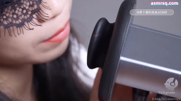 [在线ASMR]萝卜爱吃兔兔系列ASMR福利近距离舔耳