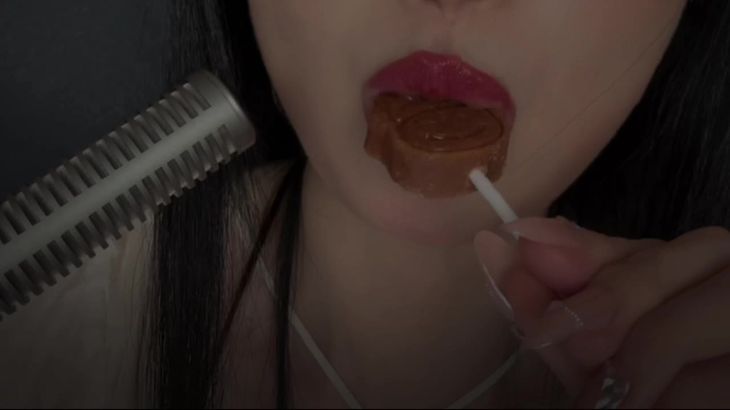 [在线ASMR][晚安yoyo]ASMR口腔音舔耳身心放缓舒适助眠视频集 49